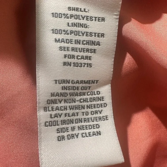 Nanette Lepore Iridescent Coral Pleated Smocked Keyhole Close Cocktail Dress 8 - Picture 11 of 12